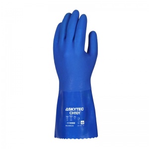 Skytec CH101 Chemical-Resistant Oil-Grip Gauntlet Gloves